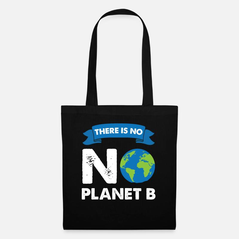 Klimawandel Umweltschutz Geschenkidee - Stoffbeutel - Schwarz