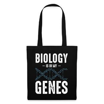 Biology Is In My Genes Biologists Gift Idea - Tote Bag - black - Front