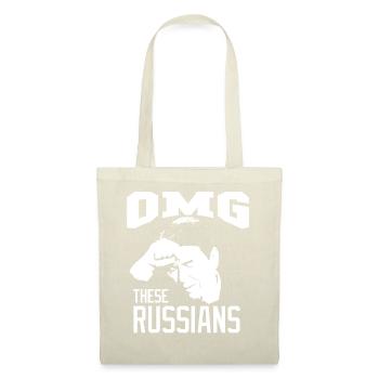 Oh Mon Dieu, ces Russes | Ronald Wilson Reagan - Sac en tissu - nature - Devant