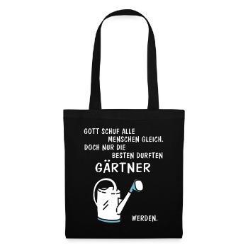 Gärtner - Stoffbeutel - Schwarz - Vorne