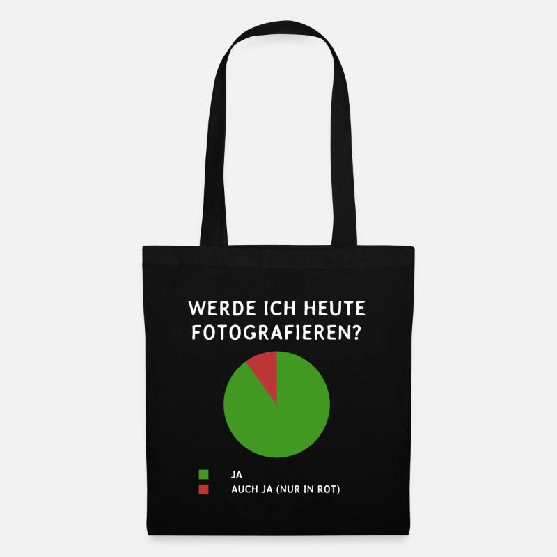 Fotograf lustiger Spruch - Stoffbeutel - Schwarz