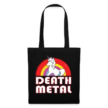 Licornes Death Metal - Sac en tissu - noir - Devant