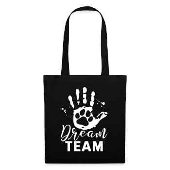 Chien drôle propriétaire de chien cadeau d’amoureux de chien - Sac en tissu - noir - Devant
