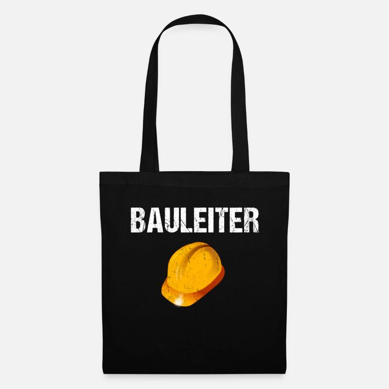 Bauleiter - Stoffbeutel - Schwarz