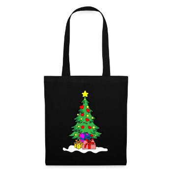 Christmas tree love - Tote Bag - black - Front