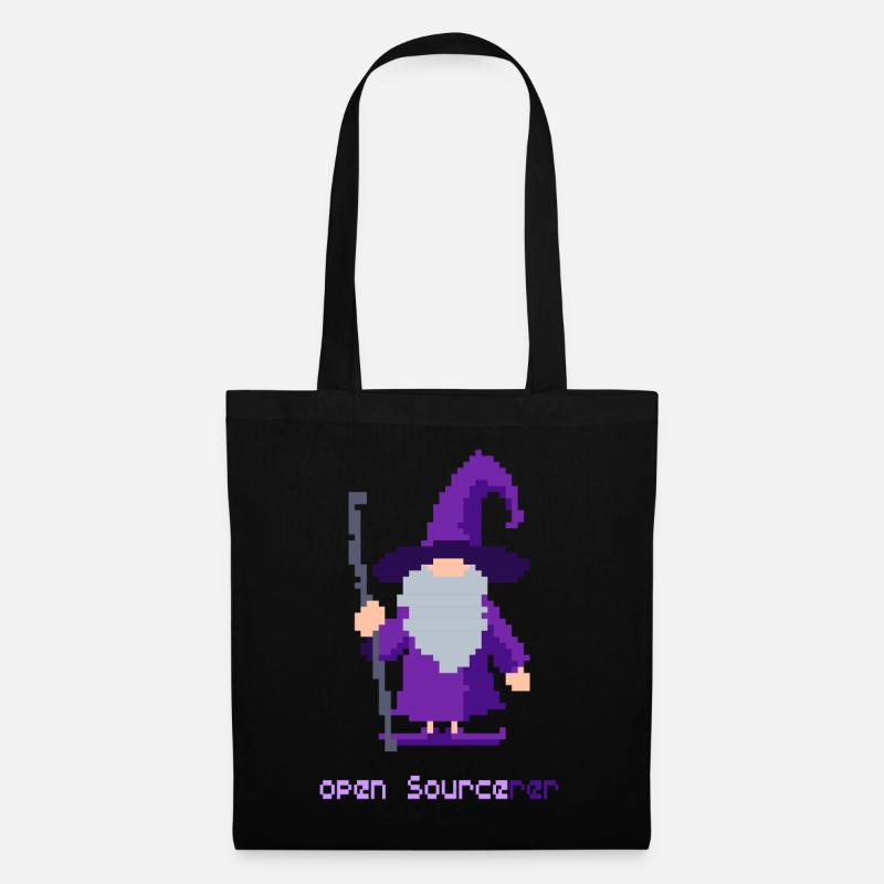 Open Source - Stoffbeutel - Schwarz