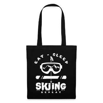 Ski - Stoffbeutel - Schwarz - Vorne