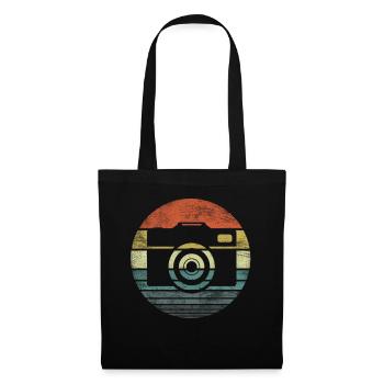 Retro Vintage Photography Camera Design - Tote Bag - black - Front