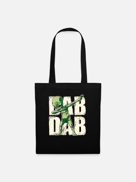 Dabbing Alien Dab Dab - Stoffbeutel - Schwarz
