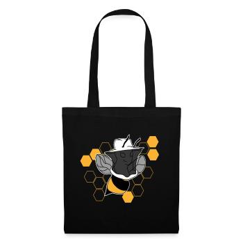 Apiculteur - Sac en tissu - noir - Devant