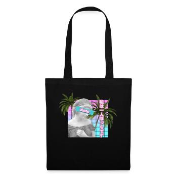 Alone Vaporwave Statue Meme Gift. AntiSocial - Tote Bag - black - Front