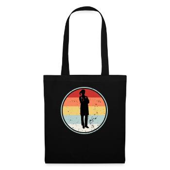 Gynécologue COLLECTION RETRO - Sac en tissu - noir - Devant