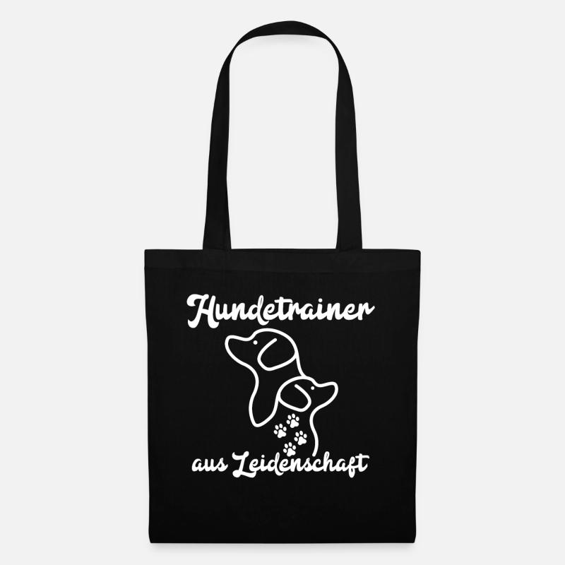 Hundetrainer aus Leidenschaft - Stoffbeutel - Schwarz