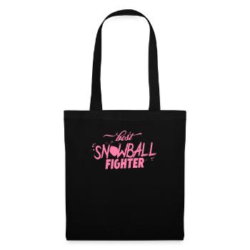 Snow Fight - Sac en tissu - noir - Devant