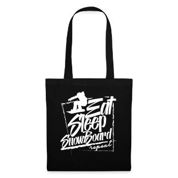 Snowboard Snowboarder Boarden Snowboarden Boarder - Stoffbeutel - Schwarz - Vorne