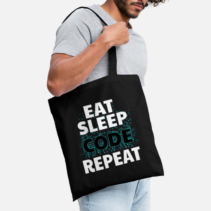 Eat Sleep Code Computer Science Programming Nerd Java Tote Bag