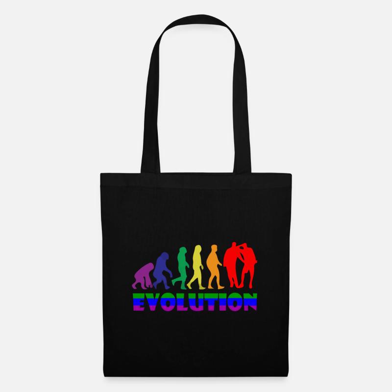 Gay Pride Geschenk - Stoffbeutel - Schwarz