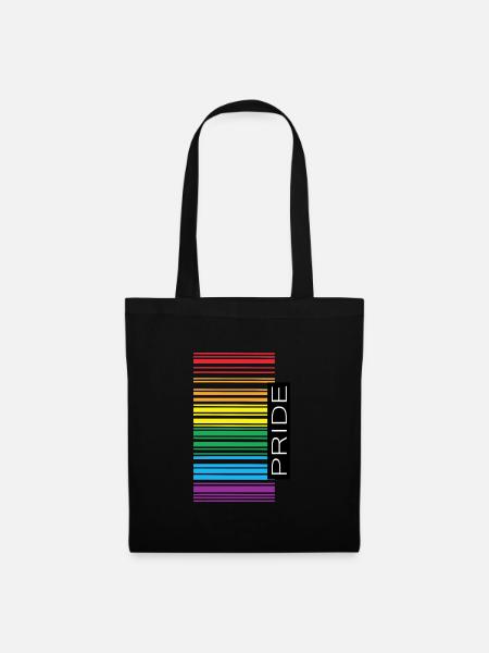 Gay Pride Geschenk - Stoffbeutel - Schwarz