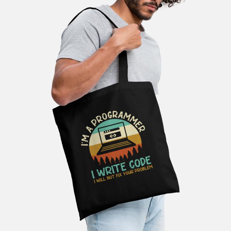 Programmeur Code Codage Sac en tissu