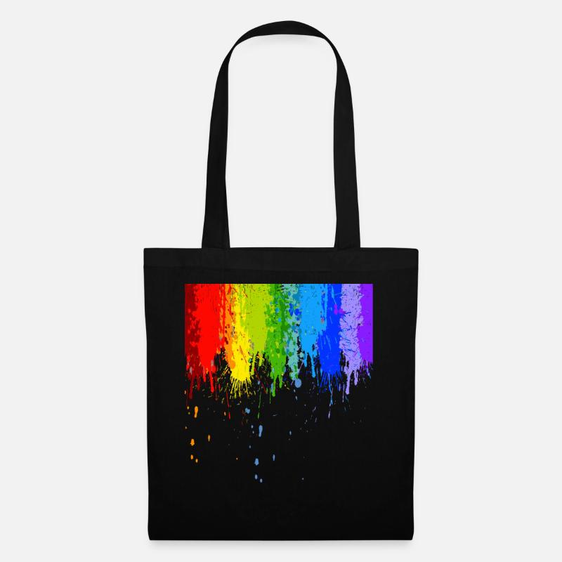 Gay Pride Geschenk - Stoffbeutel - Schwarz