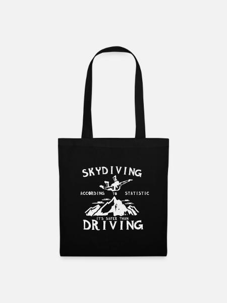 Skydiving - Tote Bag - black