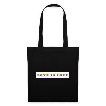Cadeau Gay Pride - Sac en tissu - noir - Devant