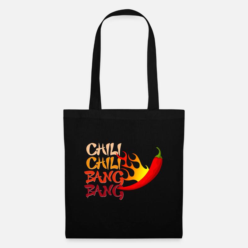Chili - Stoffbeutel - Schwarz