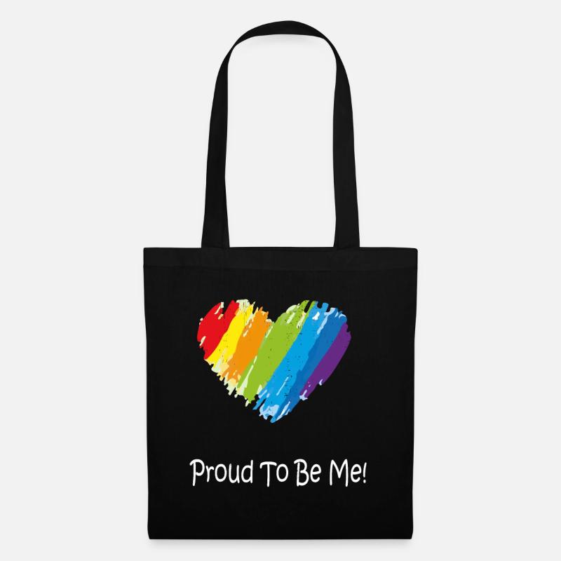 Gay Pride Geschenk - Stoffbeutel - Schwarz