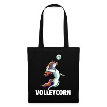 Volleyball unicorn volleyball player - Tote Bag - black - Front