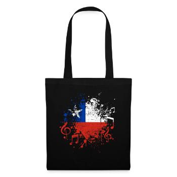 Musique chilienne - Sac en tissu - noir - Devant