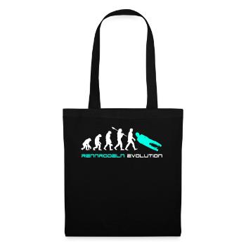 Luge de course Evolution - Sac en tissu - noir - Devant