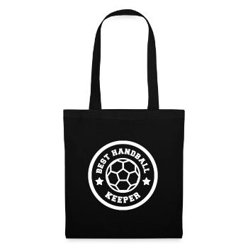 Gardien Gardien Gardien Club de Handball Lustig - Sac en tissu - noir - Devant