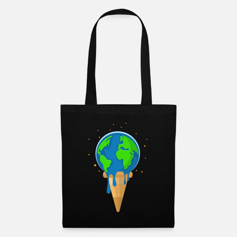 Klimaschutz - Stoffbeutel - Schwarz