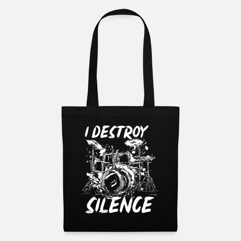 Drummer drummer - Tote Bag - black