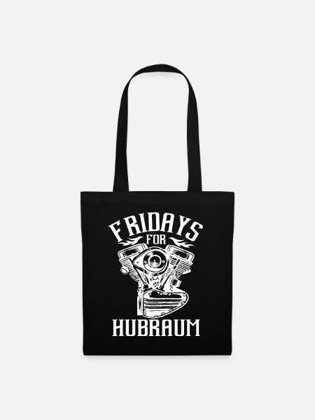 Fridays for Hubraum - Stoffbeutel - Schwarz