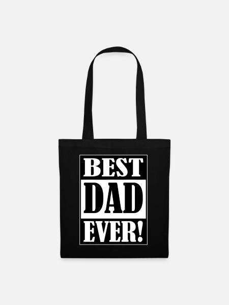 Best Dad Ever - Stoffbeutel - Schwarz