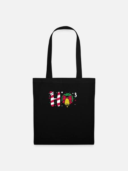 Weihnachten - Stoffbeutel - Schwarz