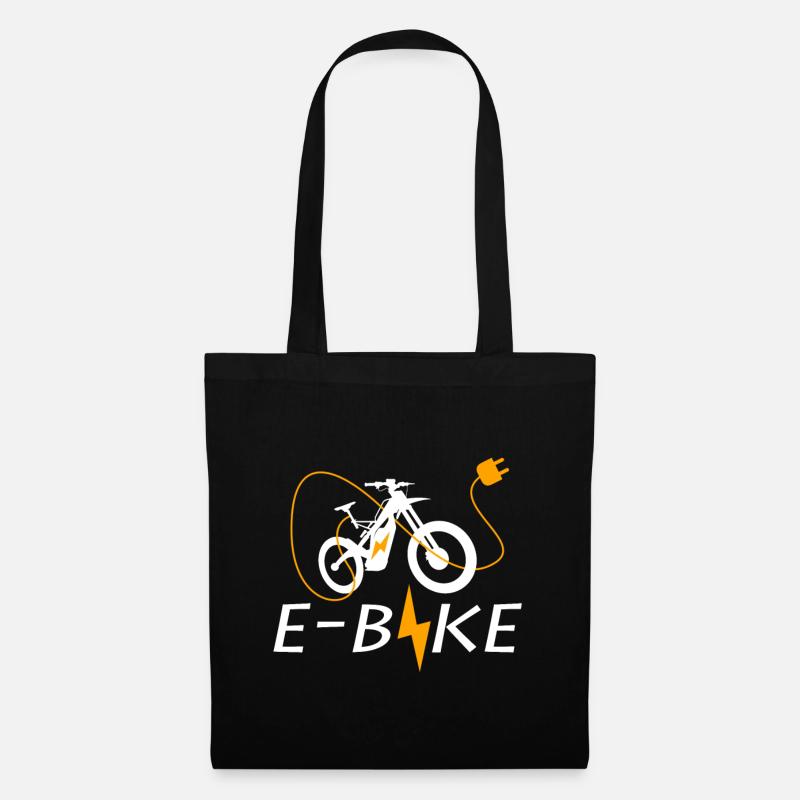 Elektrofahrrad - Stoffbeutel - Schwarz