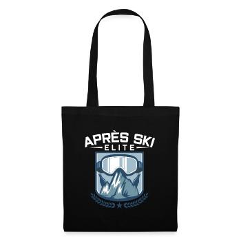 Après-ski Elite Ski Vacances en équipe Sports Ski - Sac en tissu - noir - Devant
