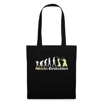 Aikido Evolution - Tote Bag - black - Front