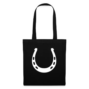 Reiten - Stoffbeutel - Schwarz - Vorne