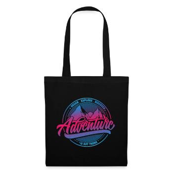 Dream Explore Discover Adventure Is Out There bp - Tote Bag - black - Front