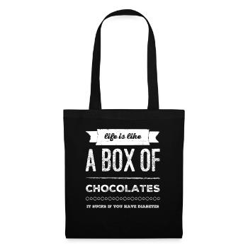 Diabetes Black humor - Tote Bag - black - Front