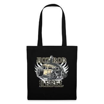 Hot rod classic car vintage cars - Tote Bag - black - Front