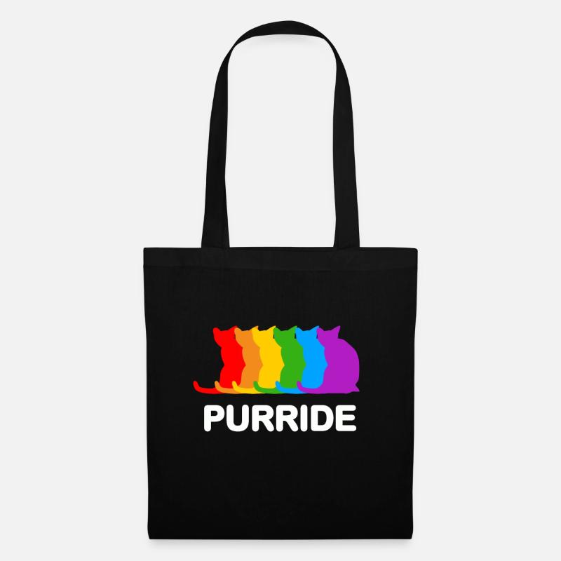 Gay Pride Geschenk - Stoffbeutel - Schwarz