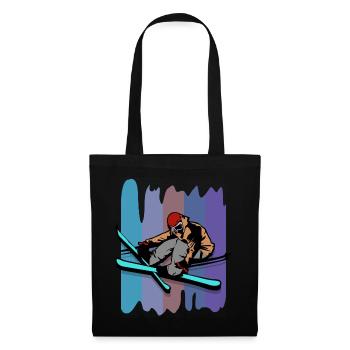 Ski acrobatique - Sac en tissu - noir - Devant
