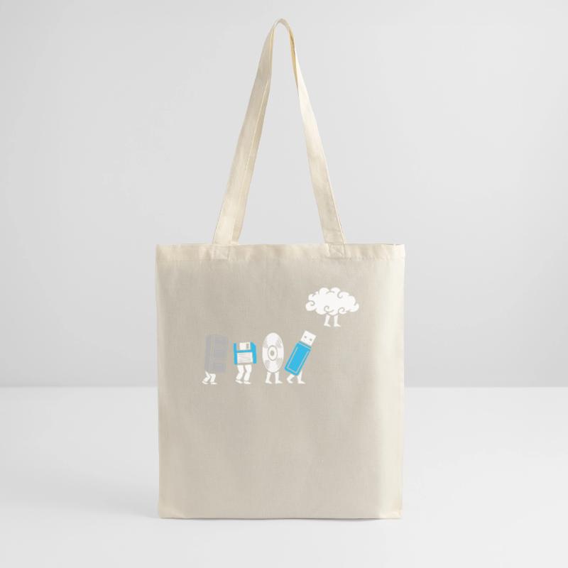 Cloud Computing Evolution Computer Entwicklung Stoffbeutel