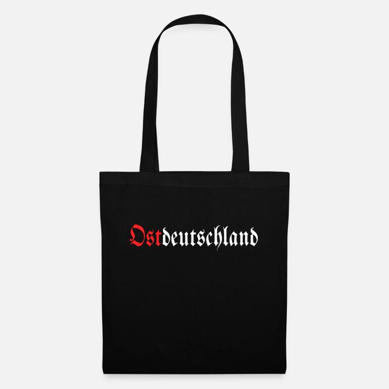 Ostdeutschland - Stoffbeutel - Schwarz