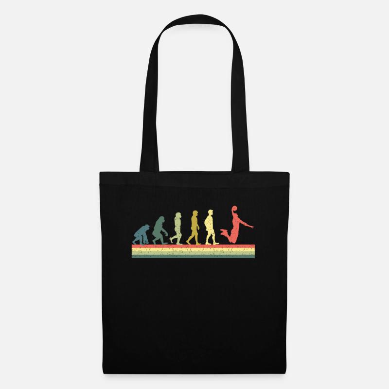 Basketball Evolution - Stoffbeutel - Schwarz