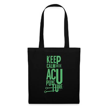Acupuncture Praticienne Acupuncture - Sac en tissu - noir - Devant